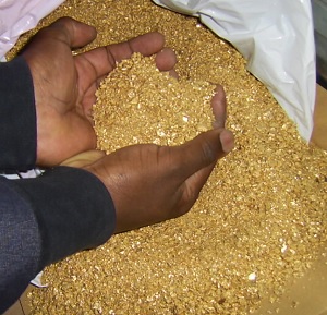 Ethiopian gold, non-manufactured precious metals