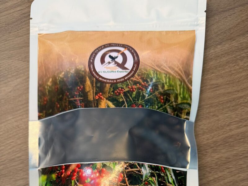 Qolansa specialty coffee export packaging, Guji Grade 1 Organic